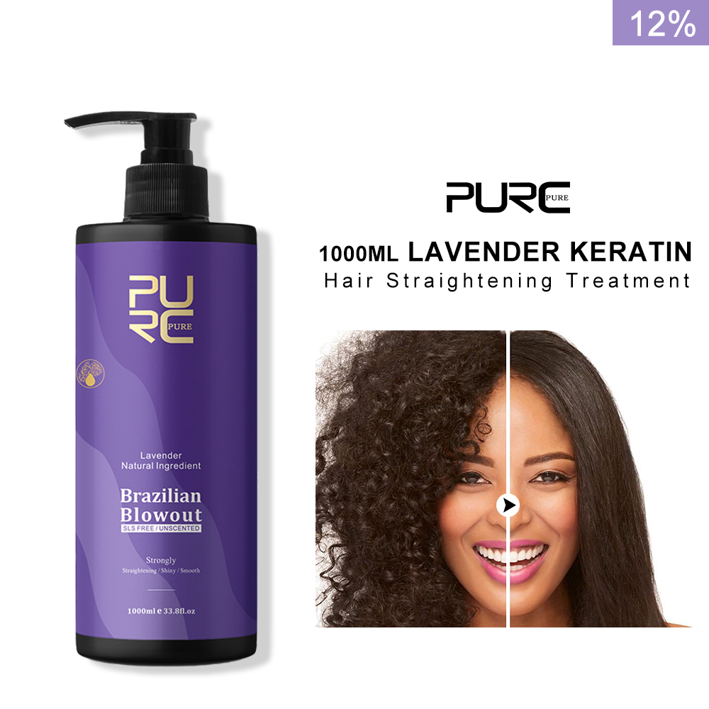 Hair Care Organic - PURC Lavender 12% บราซิล Keratin Straightening