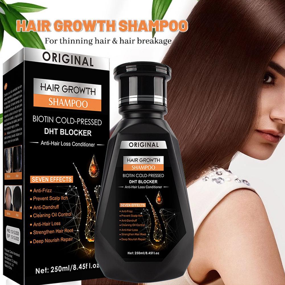250ML Biotin แชมพูแปรงหวีสําหร - Hair Care Dandruff บทวิจารณ์และราคา