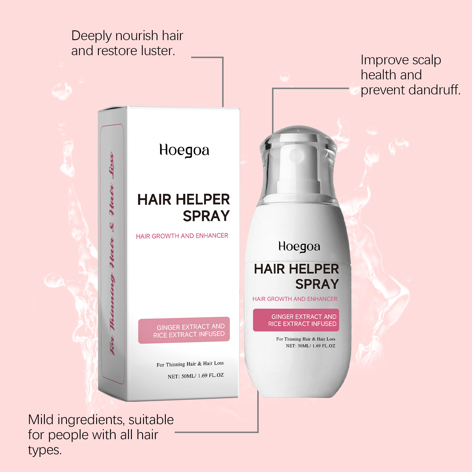 สเปรย์บำรุงผมแบบไม่ต้องล้างออก - Hair Care Products บทวิจารณ์และราคา